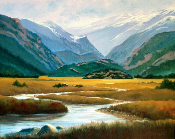 moraine park painting by denise hoff moraine park fine art Moraine Park Museum 600x477