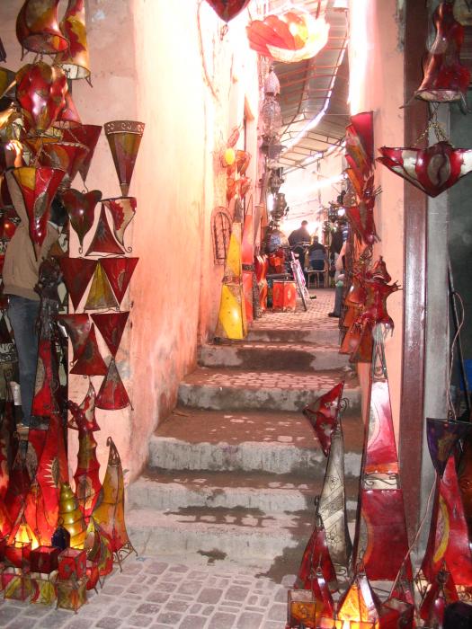 Morocco Marrakesh Market lamps