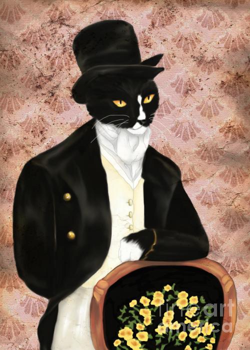 Mr Darcy Cat Valentine Version Digital Art Mr Darcy Cat Valentine