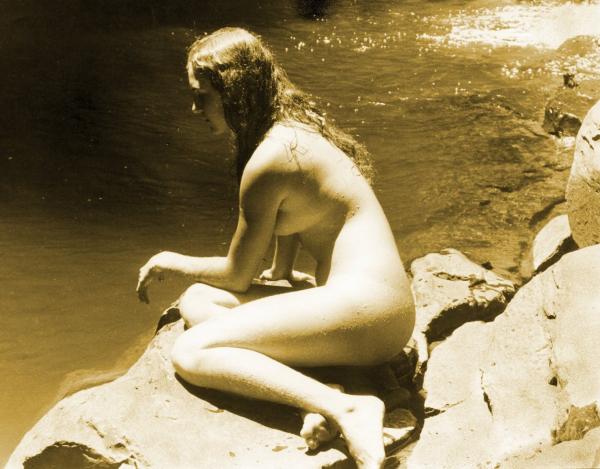 Nude by a Stream Photograph Nude by a Stream Fine Art Print George 