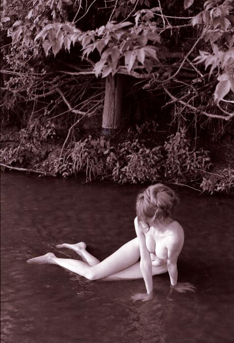 Nude in Jack Creek Photograph Nude in Jack Creek Fine Art Print Randy