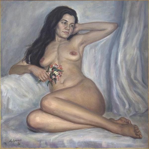 Nude woman Painting Dionisii Donchev