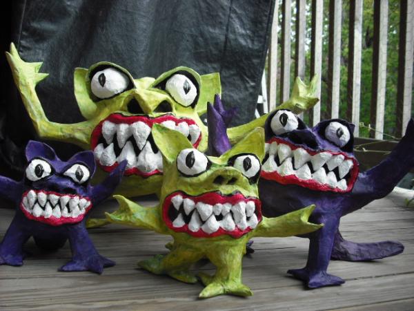 Paper Mache Monsters