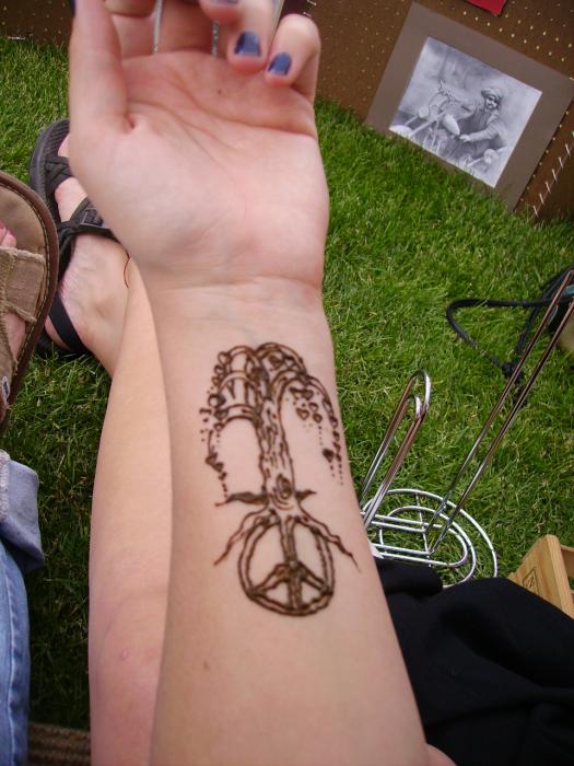 Peace Tree Drawing Henna Tattoos Ogden Utah