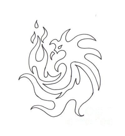 Phoenix Drawing Karen Kanaby