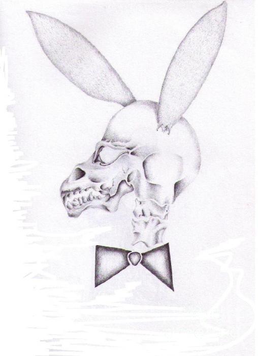 Playboy Bunny Skull