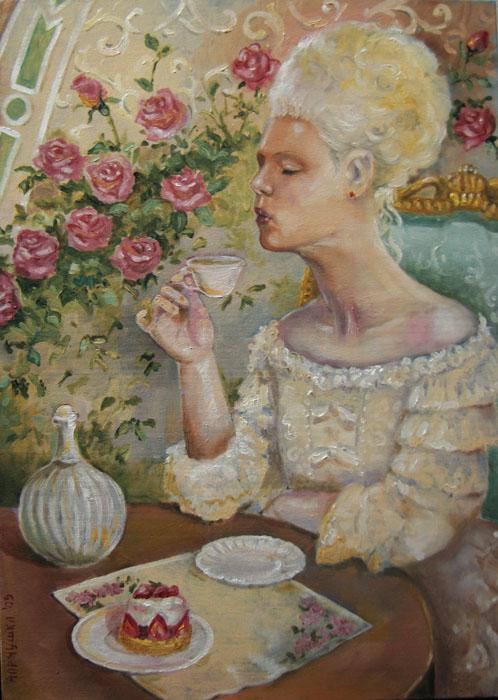Portrait of Maria Antoinette Painting Kirill Danileiko