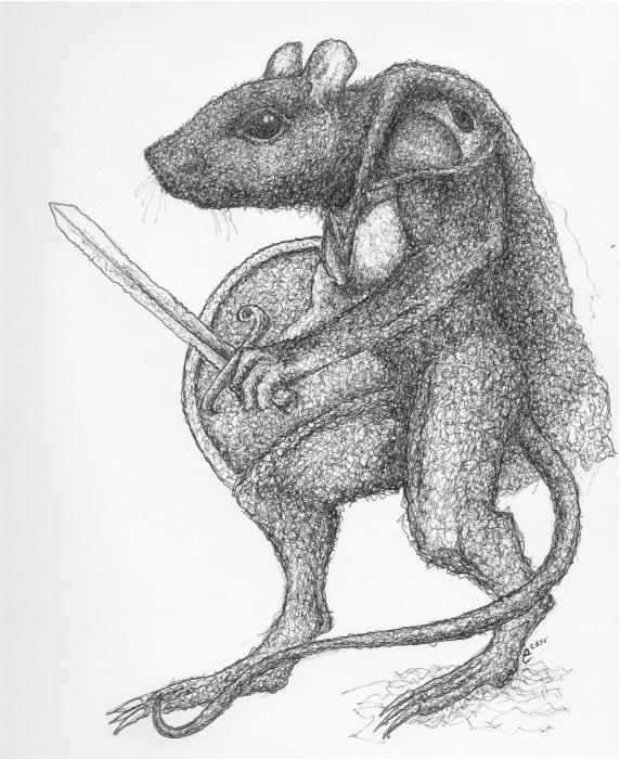 Rat Soldier Drawing Rat Soldier Fine Art Print Erik Loiselle