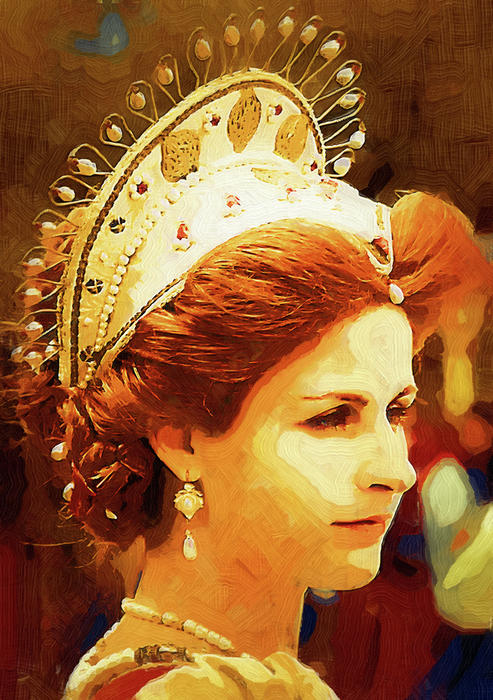 Medieval Queen Painting