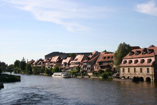 Riverside of Bamberg Germany Photograph Riverside of Bamberg Germany