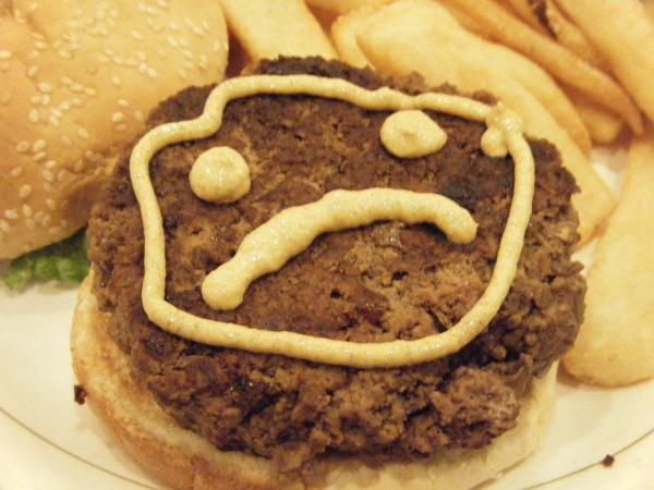 Sad Burger By Aimee Monko