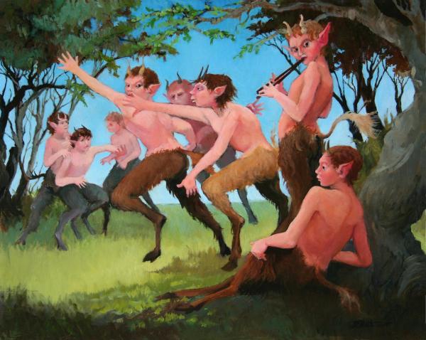 FAUNS vs SATYRS. fauns and satyrs are complete opposites, even though they ...