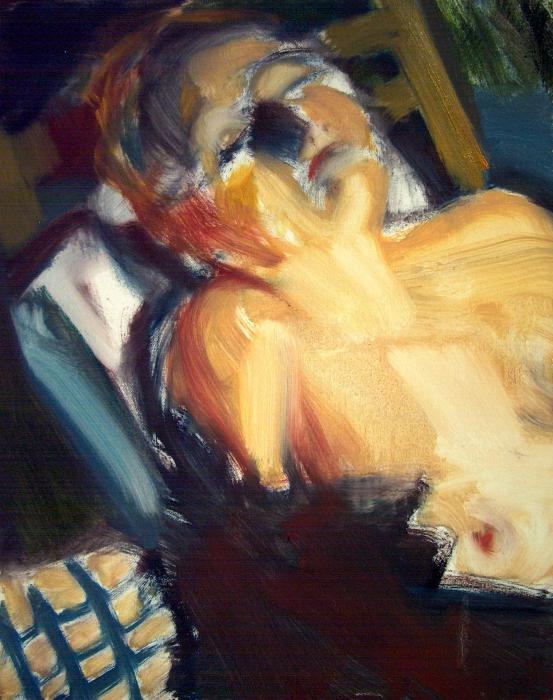 Sleeping Nude Painting by Bob Dornberg - Sleeping Nude Fine Art Sleeping Nude Painting by Bob Dornberg - Sleeping Nude Fine Art