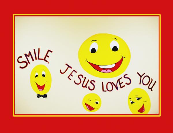 Smile Jesus Love You Greeting Card Sharon Elliott