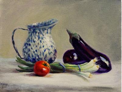 painting vegetables