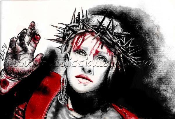 patricia arquette stigmata. Stigmata Drawing - Missi Queen