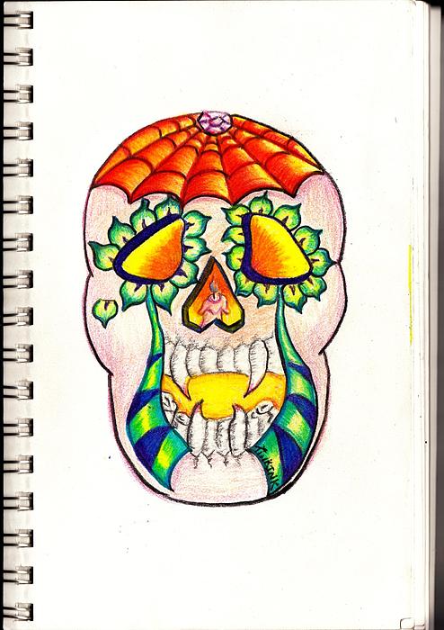 Sugar Skull Drawing Tink Ink