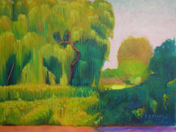 Sunny Day Indian Boundary Park Painting by David Dozier - Sunny ...
