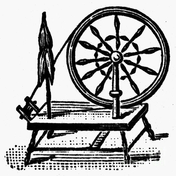Textiles Spinning Wheel by Granger
