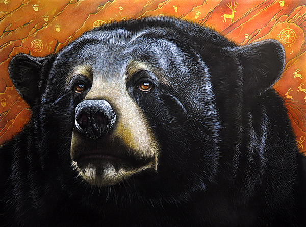 The Bear Spirit Painting  - The Bear Spirit Fine Art Print