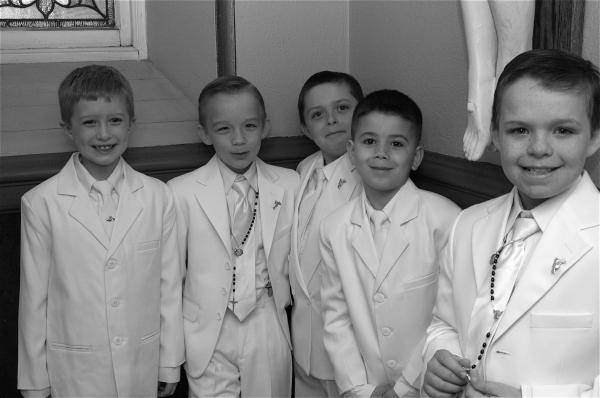 boys first communion