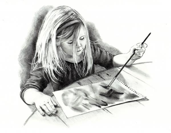 An Artist Drawing