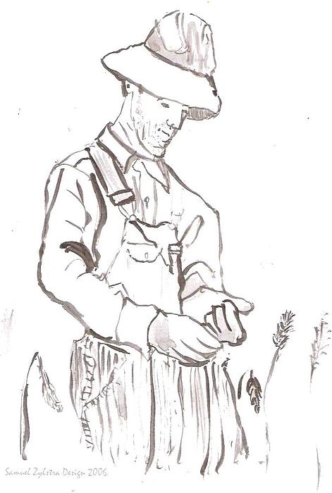 Farmer Drawing