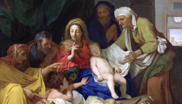 The Sleeping Christ Painting - The Sleeping Christ Fine Art Print