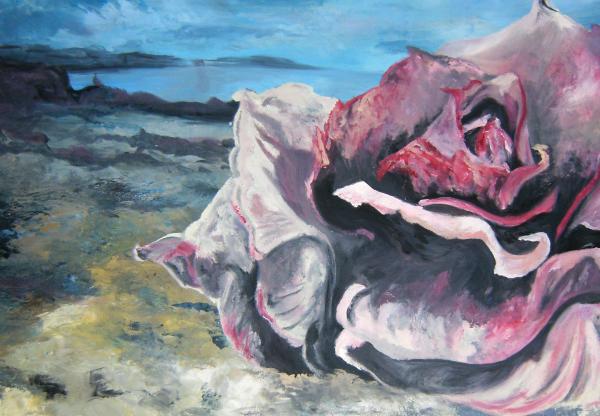 Washed Up Painting Laura Antonelli