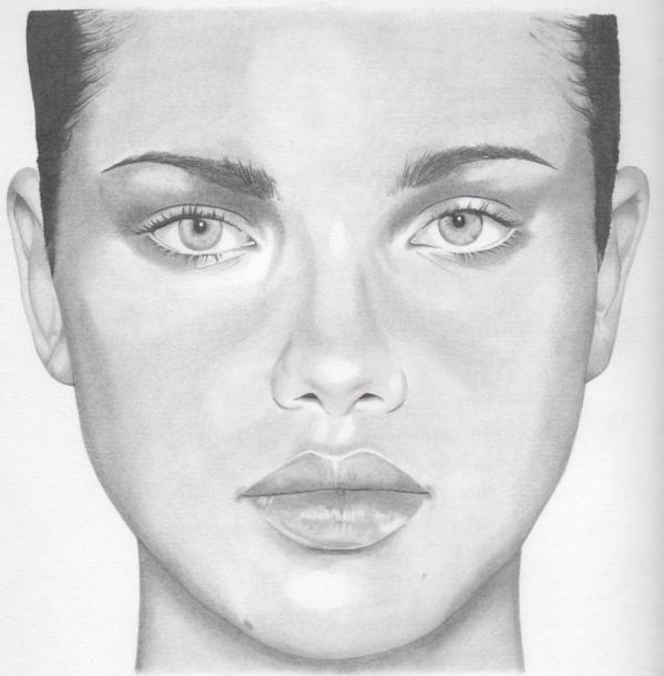 Model Face Drawing