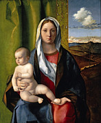 Famous Artists - Madonna and Child by Giovanni Bellini