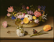 Famous Artists - Flower Still Life by Ambrosius Bosschaert the Elder