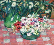 Famous Artists - Anemones and Eucalyptus by Theo van Rysselberghe