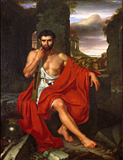 Famous Artists - Caius Marius Amid the Ruins of Carthage by John Vanderlyn