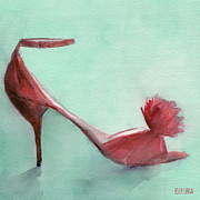 - high-heel-red-shoes-painting-beverly-brown-prints