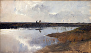 Famous Artists - Hunters on the moor north of Skagen by Adrian Scott Stokes
