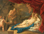 Luca Giordano - Jupiter and Antiope by Luca Giordano