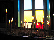Mykonos - Mykonos Church Candles by Alexandros Daskalakis