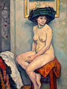 Famous Artists - Nude by Charles-Francois-Prosper Guerin