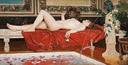 Famous Artists - Roman bath - Odalisque by Georg Pauli