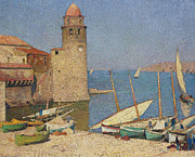 Famous Artists - The Port of Collioure by Henri Martin