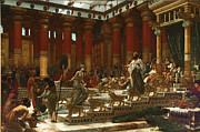 Famous Artists - The visit of the Queen of Sheba to King Solomon by Edward John Poynter