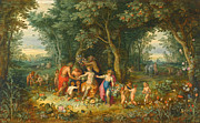 Famous Artists - Venus Ceres and Bacchus by Hendrick van Balen