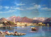 Famous Artists - View of Lake Maggiore by Luigi Premazzi