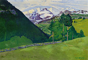 Famous Artists - View of the Bluemlisalp by Max Buri