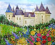 Castle With Flowers