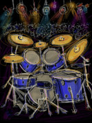 Abstract Drum Set