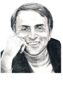 Carl Sagan Caricature