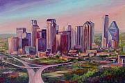 Dallas+skyline+drawing