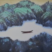 Chinese Boat Painting